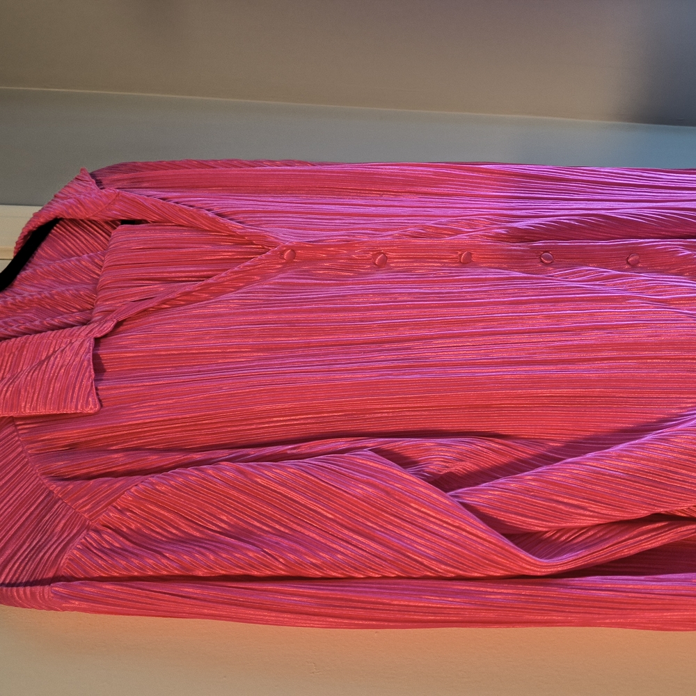 Source Unknown Pink Pleated 2 Piece Pants Set